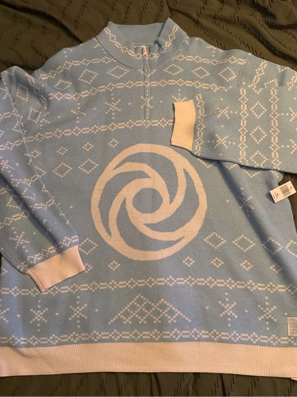 NWT XXL Disney Epcot Festival of the Holidays 2025 Figment Christmas Sweater New